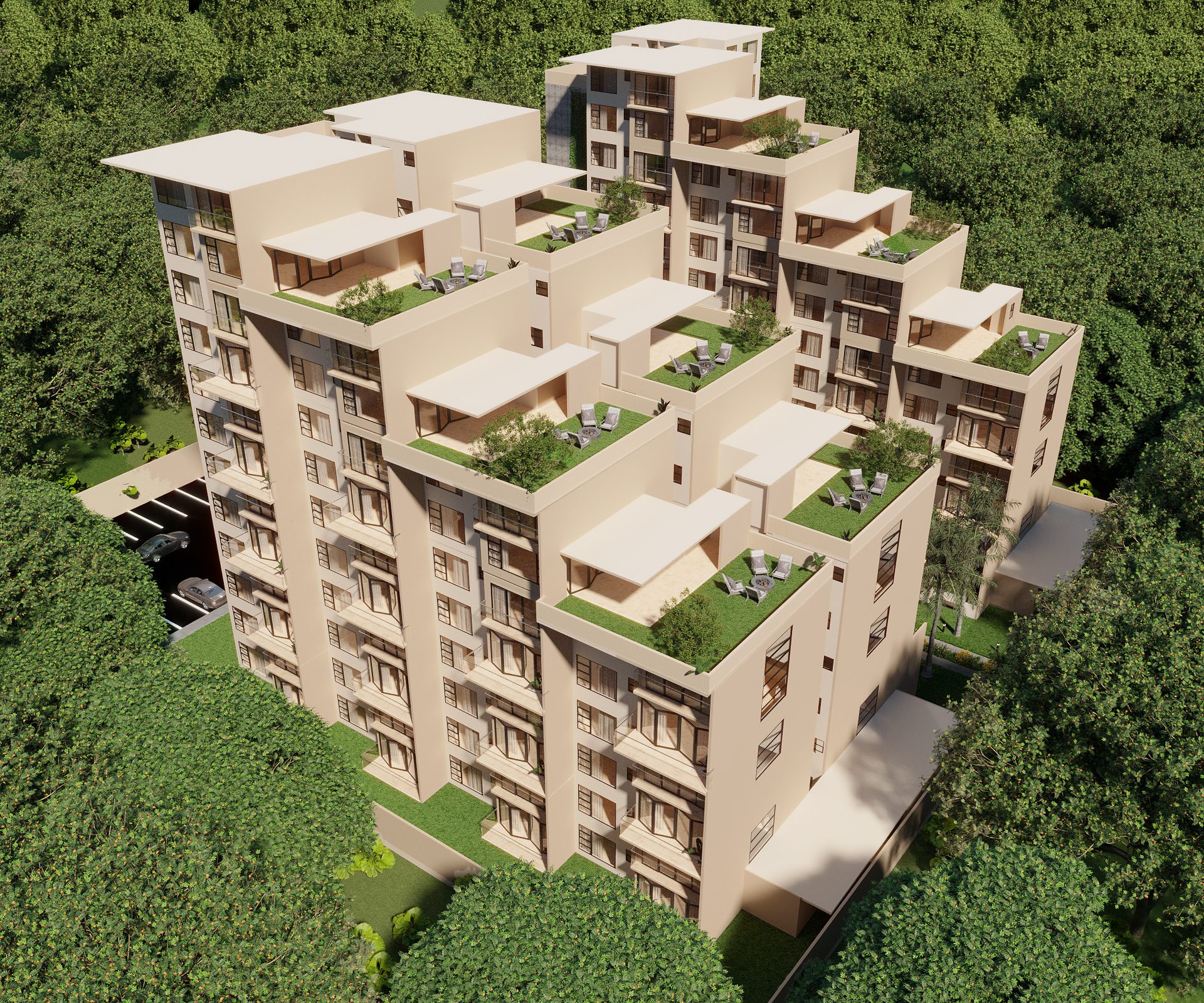 Master Bedroom Suite with Terrace